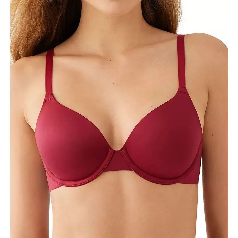 b.tempt’d by Wacoal NWT Future Foundation Underwire Contour Bra Rhubarb Red 36D